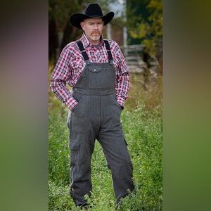 NWT Wyoming Trader Wool Bibs